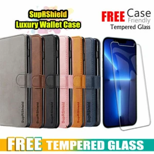 For Apple iPhone 11 Pro Max Wallet Leather Flip Card Pocket Magnetic Case Cover - Picture 1 of 18