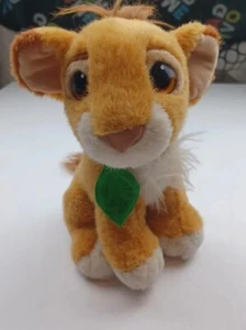 Vintage authentischer König der Löwen schnurren Simba Baby Junges Blattkragen Disney Plüschtier 1993 - Bild 1 von 12