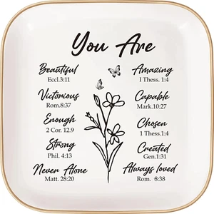 Gifts for Christian Women - Jewelry Tray,Confirmation Gifts for Teen Girls,Bible - Picture 1 of 12