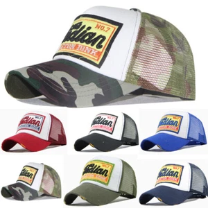 Gorra de béisbol de malla de camionero bordada envejecida Hip Hop transpirable Snapback gorra - Imagen 1 de 21