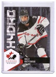 Halli Krzyzaniak 2015-16 UD Team Canada Jr.  Hydro  Card #H-53