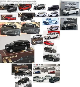 1/64 Cadillac Escalade Beast Extended,MASDI CHEVROLET SUBURBAN,TOYOTA LC300 - Picture 1 of 35