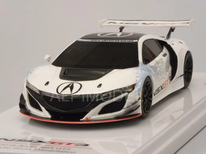 Acura NSX GT3 New York Auto Show 2016 White 1:43 TRUESCALE TSM430142 - Immagine 1 di 1