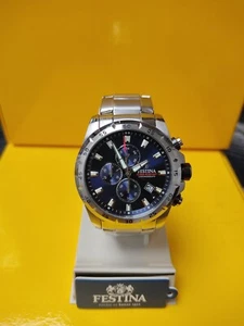 Watch Festina F20463/2 Chrono Sport Men 41 - 50 Stainless steel - Picture 1 of 3