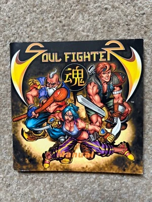 Soul Fighter Dreamcast Manual ONLY Replacement Instruction Booklet - Image 1 of 3