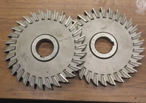 Pair 6" x 1/2" Niagara side milling cutters - Picture 1 of 5