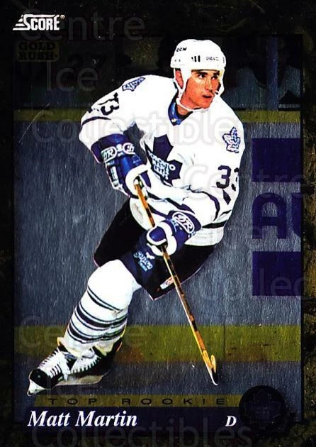 1993-94 Score Canadian Gold #635 Matt Martin - Image 1 of 1