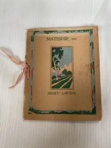Mateship His Mistake Strangers Friend 28 Pages 1930 Paperback Henry Lawson - Foto 1 di 8
