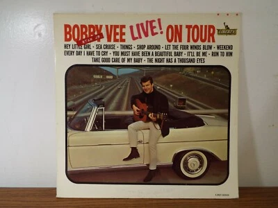 BOBBY VEE LIVE ON TOUR 1965 LP VINYL ALBUM - Image 1 of 4
