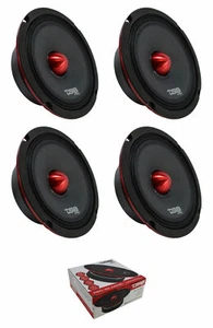 4 DS18 PRO-X6.4BMSL 1600 Watt 6.5" Slim Midrange Speakers Bullet 4-Ohm Shallow - Picture 1 of 12