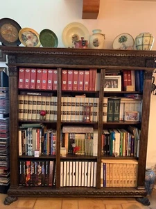 Libreria/Credenza legno inizio '900 originale in condizioni perfette - Foto 1 di 9