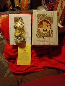 1951 New York Giants Baseball Santa Claus Made From Flambro Cooperstown Box COA - Picture 1 of 8