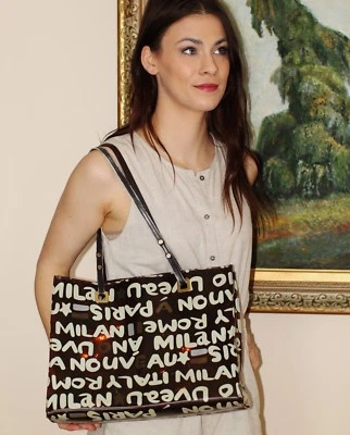 KATE SPADE CRYSTAL CHAMPAGNE CHANDELIER DROP EARRINGS & world traveler tote bag - Image 1 of 4