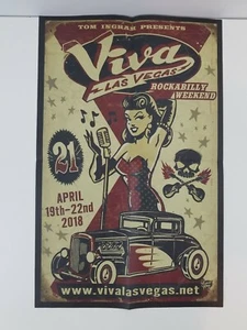 Viva Las Vegas 21 Rockabilly Weekend Poster Jerry Lee Lewis (Pg13E) - Bild 1 von 2