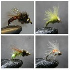 16 NINFAS  TESTA DE TUNGSTENO PER PESCA A MOSCHE (4 MODELLI) -TUNG-9