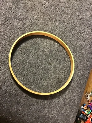 WOODEN HOOPS  - 6” - Image 1 of 2