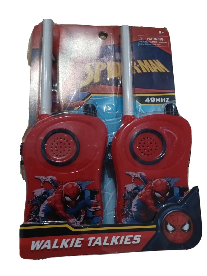 Walkie Talkies Marvel Spider-Man 2020 49 MHz 100 a 120 pies nuevo sellado Foto 1 de 4