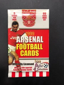 PAQUETE SELLADO ARSENAL TARJETAS DE FÚTBOL 99 DEPORTES DE COLECCIÓN CASI COMO NUEVOS - Imagen 1 de 2