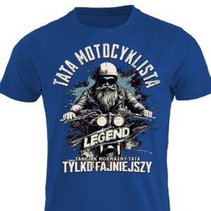 Camisa Koszulka TATA Motociclista Polaco Papá Divertido Regalo para el Día del Padre UK PL - Imagen 1 de 21