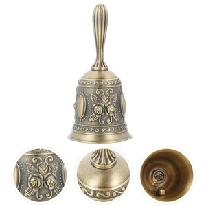 Metal Bell for Bar Restaurant Hand Bell Desktop Restaurant Call Bell - Picture 1 of 12