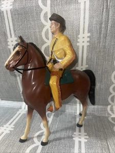Hartland Davy Crockett and horse saddle rifle hat Western - Picture 1 of 18