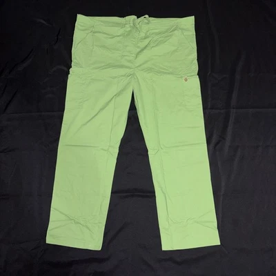 Pantalones Médicos Elate Talla 2XT Unisex con Cordón Pierna Recta Verde Bosque Foto 1 de 4
