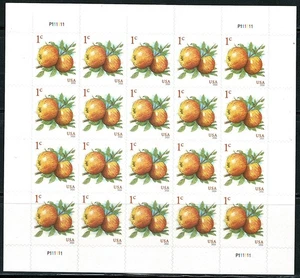 Mint US 2016 Apple Pane of 20 one cent Stamps (MNH) - Picture 1 of 1