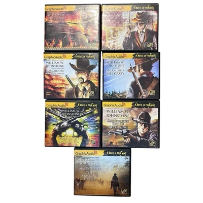 MacCallister Series William W Johnstone GraphicAudio CD Volumes 1,2,3,4,5,7,8 - Imagem 1 de 2