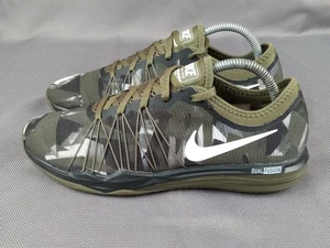 Nike Train Dual Fusion Hit Women Shoe Size 9 Running Casual Camo 844667-200 Gym - Picture 1 of 23