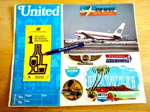 Lápiz United Airlines Memories Collection postal Jr Wings se adapta a marco de 8x10 - Imagen 1 de 1