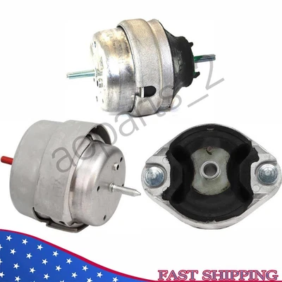 Переднее левое и правое крепление двигателя и трансмиссии 3 шт 2002-2006 для Audi A4 Quattro - Изображение 1 из 4