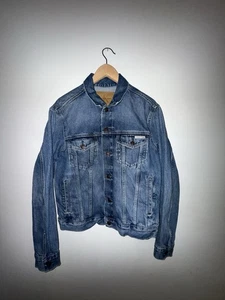 UVP 89,50 $ Calvin Klein Jeans Damen Trucker Jacke Medium neu ohne Etikett Vintage-Stil - Bild 1 von 10