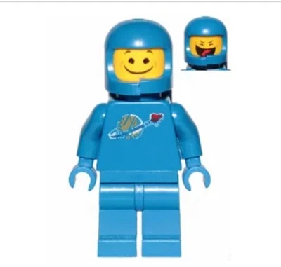 La LEGO Película 2 Benny Big Smile Alegre Minifigura tlm185 Blue Spaceman Fig Foto 1 de 4