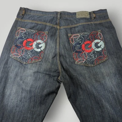 Vintage G-Unit Denim Co. Jeans Men’s 42x34 Heavyweight Wide Leg Hong Kong - Image 1 of 4