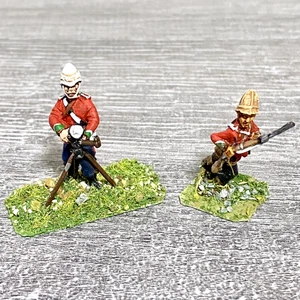 2x 28mm 24th Regiment Of Foot Painted Metal Miniatures Zulu 1879 Wargames #23 - Bild 1 von 4