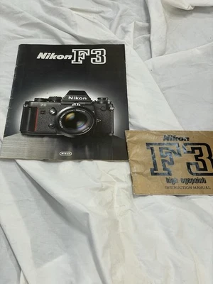 Vintage Original User Manual Nikon F3 High-Eyepoint Old Timer Collection Gift - Image 1 of 4