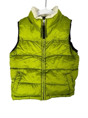 Gymboree Jacket Vest Girls  Puffer Coat 2T-3T Green Quilted Puffer Sleevless - Image 1 of 4