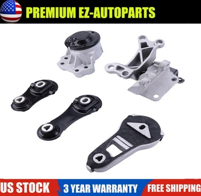 5PCS Engine Trans Torque Strut Mount Set 2014-2016 for Ford Explorer 3.5L Foto 1 de 4