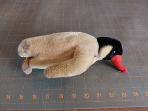 De colección Pingüino Mohair 8" Cabeza Articulada Giratoria Pico Dañado - Imagen 1 de 8