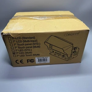 3rd Eye 3EC07MLEDT 7" LED Monitor for Dash/Backup Cameras! NEW OPEN BOX! - Picture 1 of 5