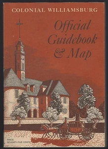 Colonial Williamsburg Official Guidebook Map 1972 Virginia Illustrated Travel - Picture 1 of 1