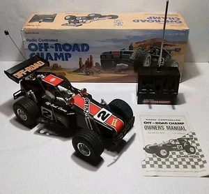 Vintage 1985 Radio Shack Off Road Champ RC Auto mit Box Controller & Anleitung - Bild 1 von 24