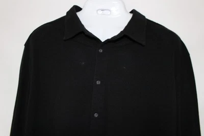 CHARLES RIVER BLACK L/S Button-Up DRESS SHIRT SZ: 4XL 4X PRE-OWNED - Image 1 of 2