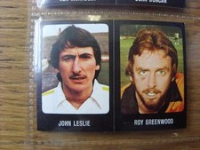 1979/1980 Football Sticker 79/80: 107) Derby County - Roy Greenwood & 354) Wimbl