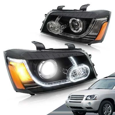 Par de faros proyectores LED VLAND aptos para Toyota Highlander 2001-2007 Foto 1 de 4