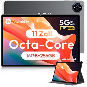 XGODY Neuests Q17 Gaming Tablet 11 Zoll 2K 8000mAh 16GB+256GB Android 14 Tablet - Bild 1 von 11