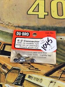 Du-Bro 121 E-Z Connector For Rod Or Cable NewInPack USA Shipped
