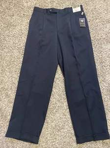 Metro Club Collection Blue Dress Pants Men’s Size 34x30 NWT - Picture 1 of 9