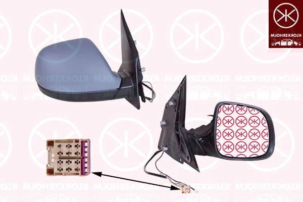 NUEVO Espejo de puerta completo - derecho - eléctrico - se adapta a Volkswagen Caravelle VI 15-20 Foto 1 de 1