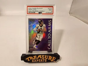 2020 Playoff #CA14 Drew Lock Call To Arms-Purple PSA 9 Mint Denver Broncos - Picture 1 of 2